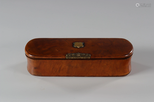 19th century wooden snuffbox