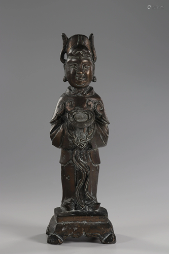 China Ming period bronze Buddha