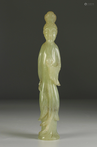 Stone statuette: China around 1900.