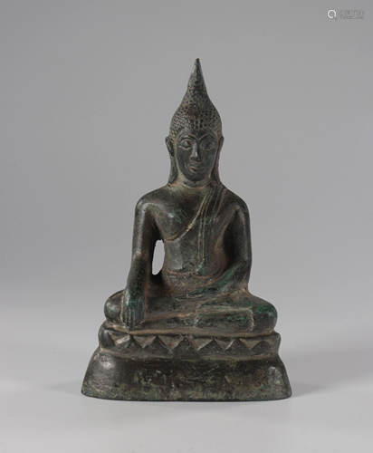 Bronze Buddha, Thailand, late 19th century.