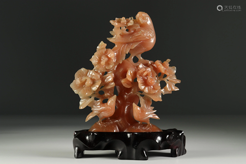 China: agate sculpture.