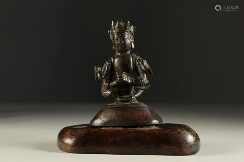 Bronze Buddha .China XVIII-XIXth