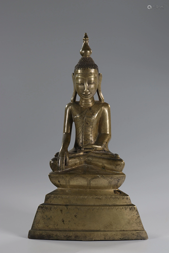 Bronze Buddha, Thailand 19th