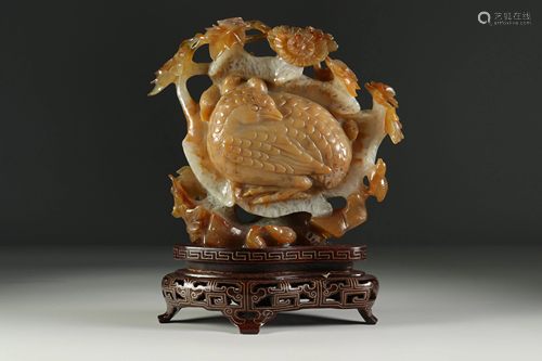 China: agate sculpture.