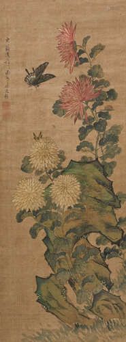 蒋廷锡(1669-1732)   菊