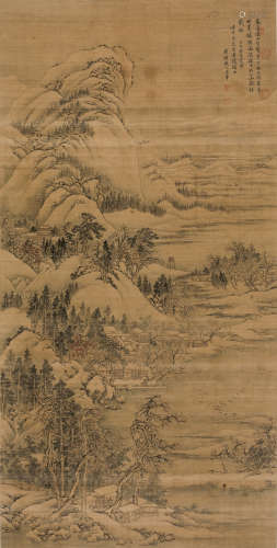 王翚(1632-1717)   万叠琼山