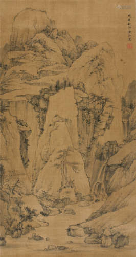 渐江(1610-1663)   山水