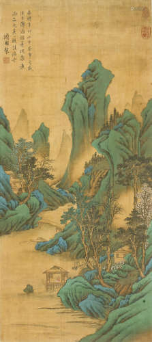 文征明(1470-1559)   青绿山水