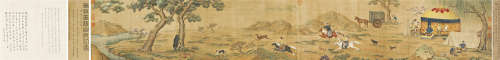 郎世宁（款）(1688-1766)   乾隆狩猎图