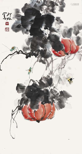 萧朗(1917—2010)   草虫