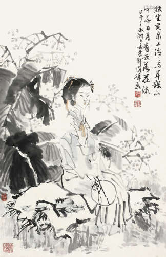 刘国辉(b.1940)   独坐灵泉