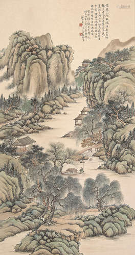 顾颐(1865-1930)   绿杨门泊