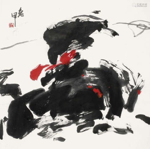 贾浩义(b.1938)   牧马