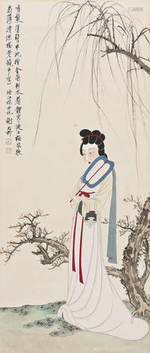 谢稚柳(1910-1997)   仕女