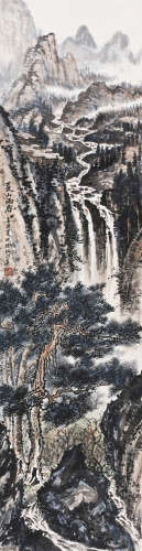 徐北汀(1908-1994)   夏山雨后