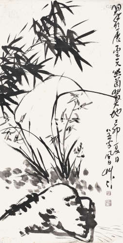 蒋凤白(1915-2004)   兰石图