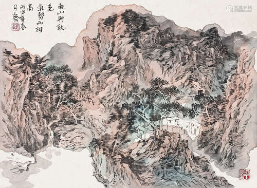 孟占京(b.1962)   南山秋色