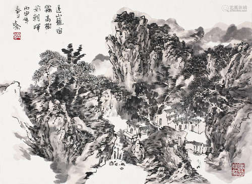 孟占京(b.1962)   远山龙宿