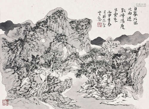 孟占京(b.1962)   日暮北风吹