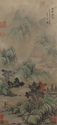 A Wang meng's landscape painting
