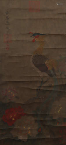 A Song huizong's flowers and birds painting