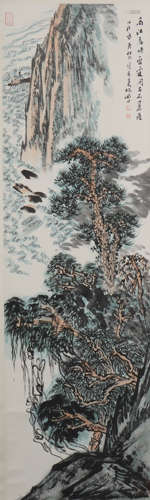 A Lu yanshao's landscape painting