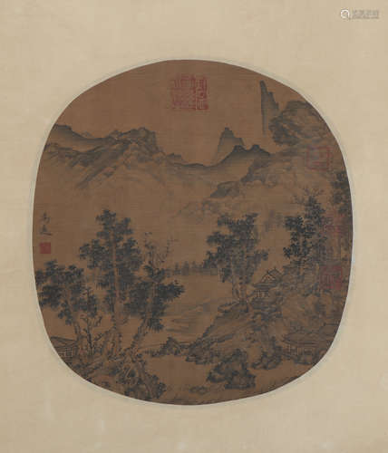 A Ma yuan's landscape painting