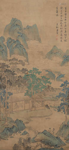 A Tang yin's landscape painting