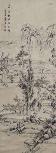 A Wu yixiang's landscape painting