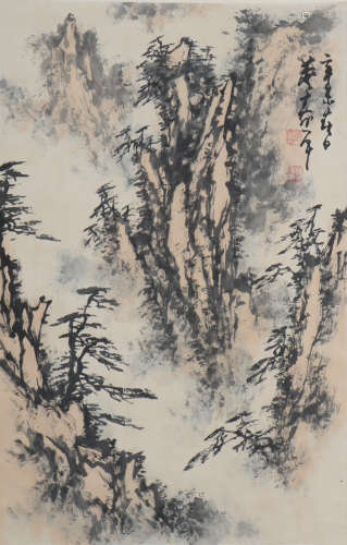 A Dong shouping's landscape painting