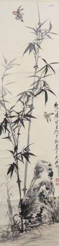 A Tang yun's flowers and birds painting