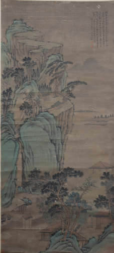 A Qian du's landscape painting