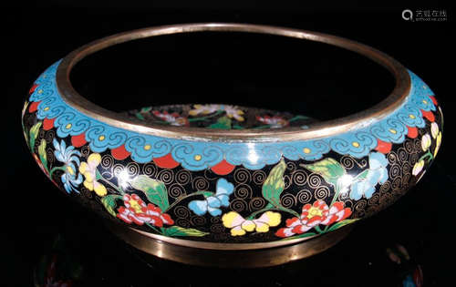 DAMINGNIANZAO MARK CLOISONNE BRUSH WASHER