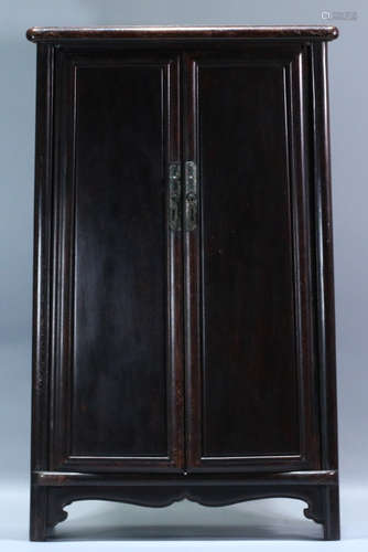 A ZITAN WOOD CABINET