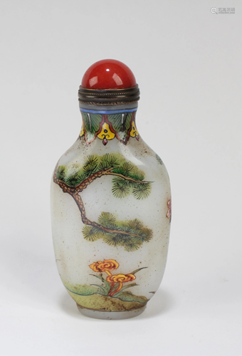 Chinese Peking Glass Snuff Bottle