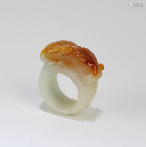 Chinese Jade Archer's Ring