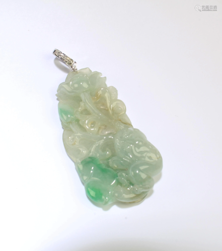 A Jadeite Jade Pendant