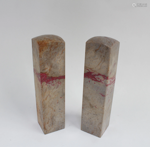 Two Chicken Blood Stone Seal