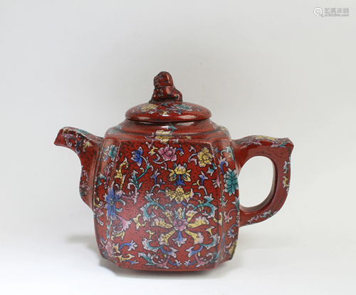 Chinese Zisha Teapot