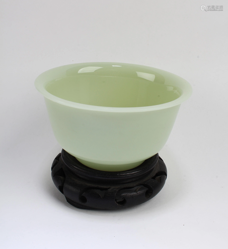 Antique Peking Glass Bowl