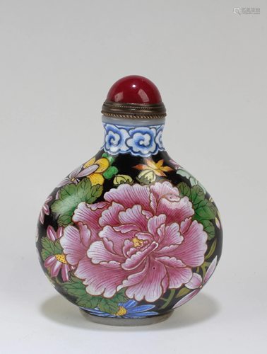 Chinese Peking Glass Snuff Bottle