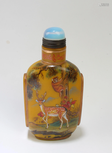 Chinese Peking Glass Snuff Bottle