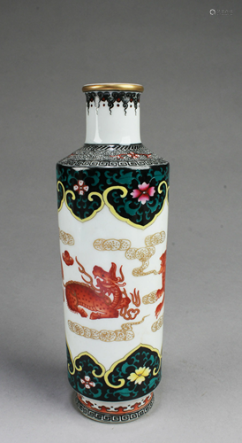 Chinese Famille Rose Vase