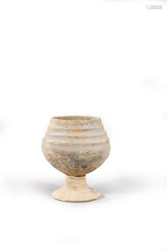 Grey terracotta chalice. \nIndus Valley Merhgarh 2,…