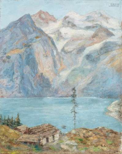 Clément CASTELLI (1870 1959) View of a mountain la…