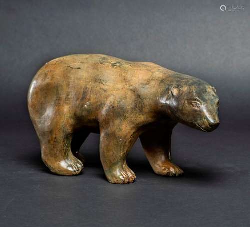 Pierre CHENET (20th century) \nBear \nBronze proof, …