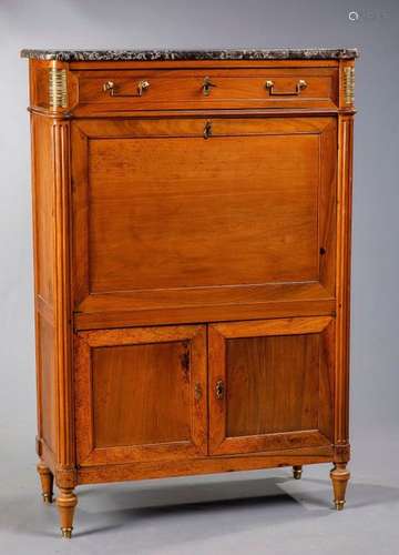 SECRETARY \nIn walnut with one drawer, one flap and…