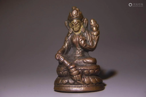 A Bronze Tara Statue