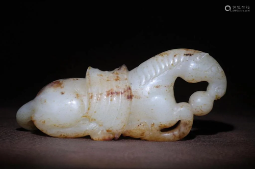 A Hetian Jade Ornament- Horse