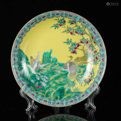 Chinese Famille Rose Porcelain Plate